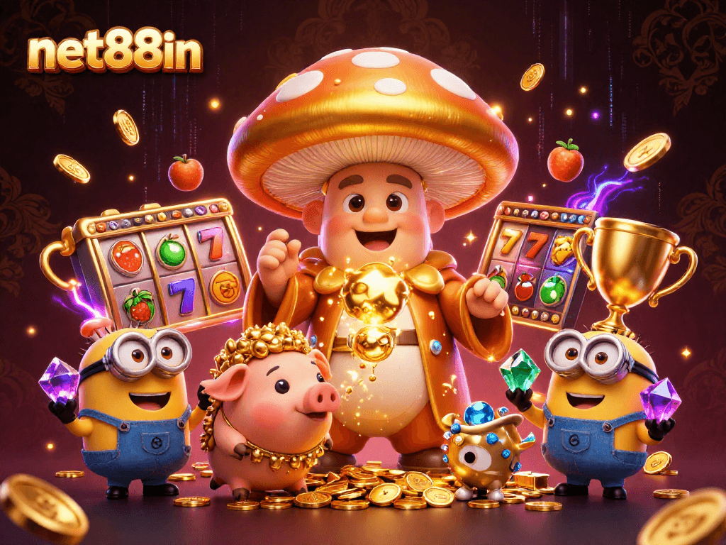 Engage with net88in's magical gaming world where treasures and big wins await.