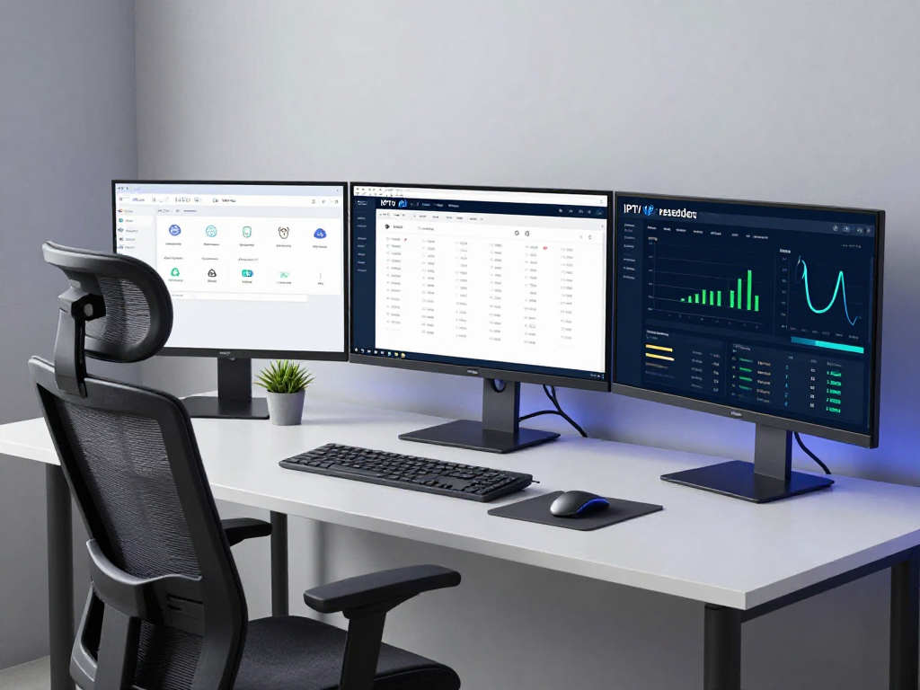 UK IPTV reseller panel dashboard showcasing advanced cloud computing solutions and digital innovation.