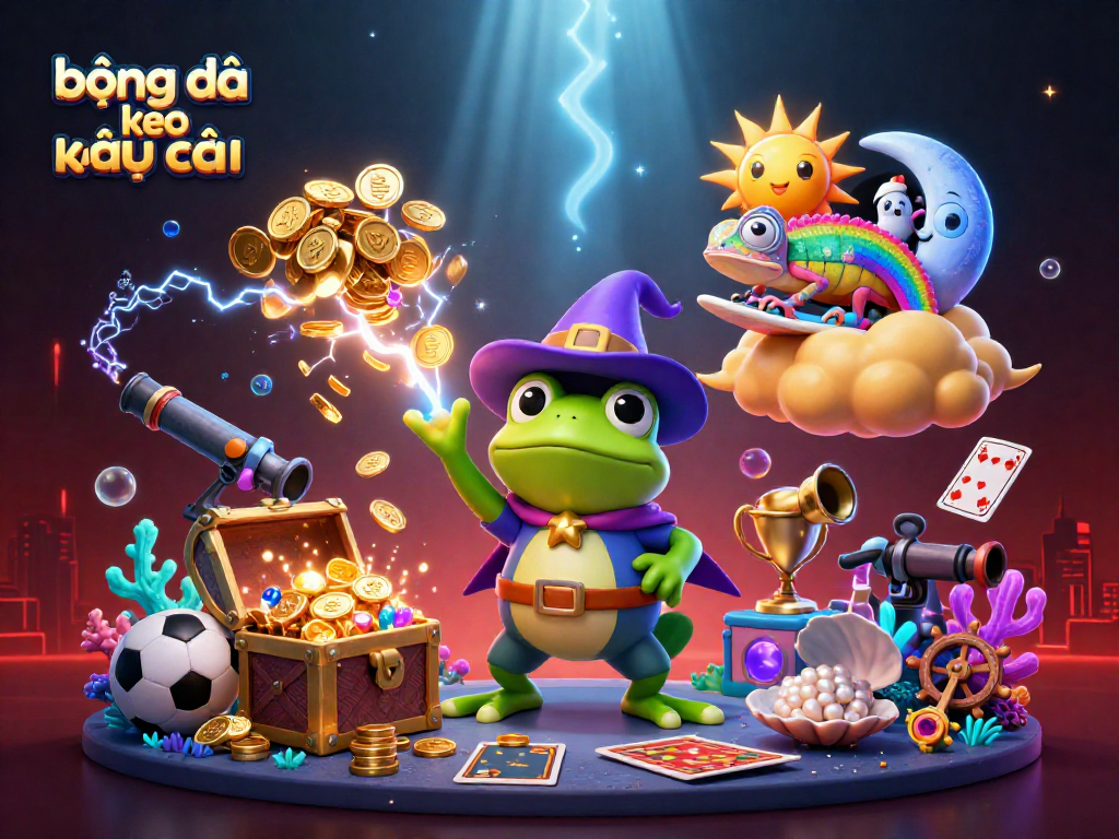 Engage in bóng đá kèo nhà cái with a vibrant display of sports elements and rich 3D characters.