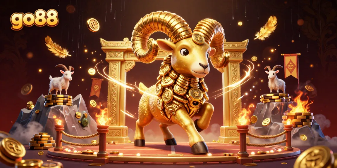 Experience thrilling wins with go88's vibrant 3D casino illustration showcasing dynamic gaming action.