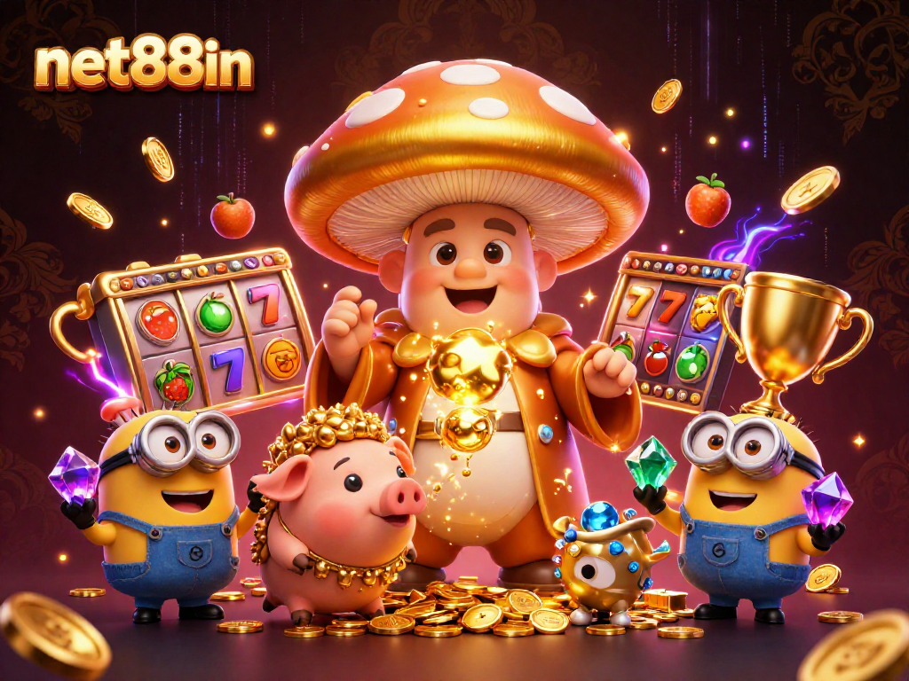 Engage with net88in's magical gaming world where treasures and big wins await.