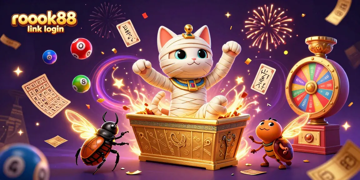 Join the excitement at rokok88 link login with dazzling games and dynamic energy in a colorful casino scene.