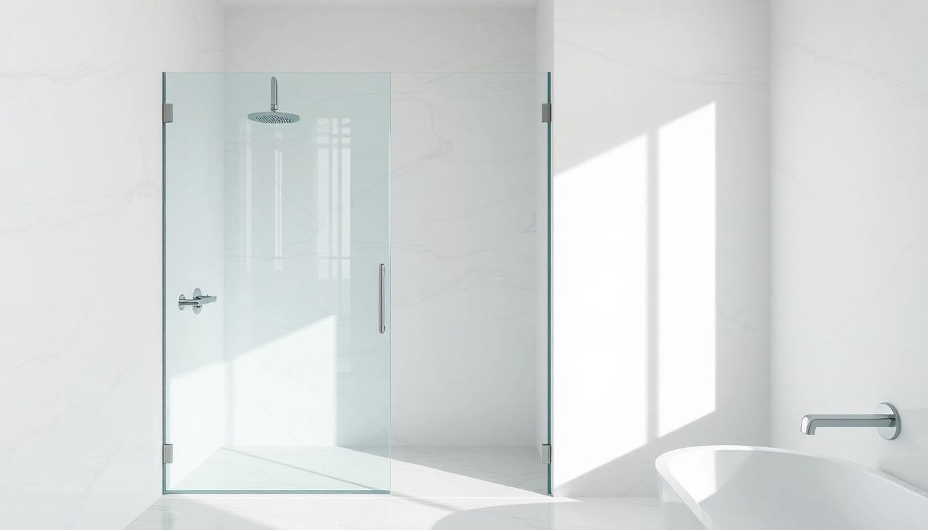 Enhance your space with elegant showers au featuring modern design elements in a luxurious bathroom.